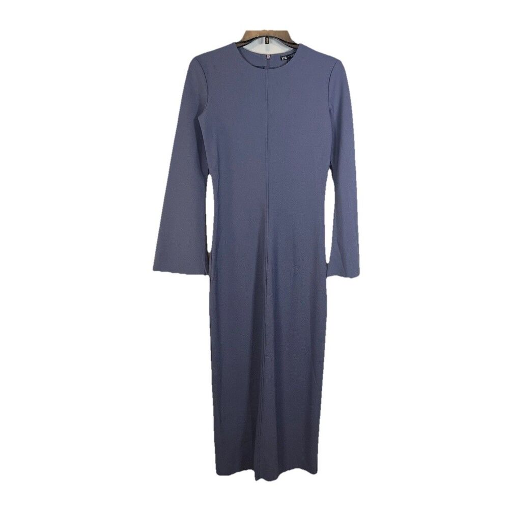 Zara long sleeve dress 2712 422 656‎ NWT small classic knee length sold out